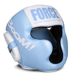 Casque boxe femme bleu ciel Gingpai - Vignette | SacDeFrappe.fr