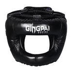 Casque boxe protection nez noir Gingpai - Vignette | SacDeFrappe.fr