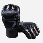 Gants de MMA noirs avec décor griffes - Vignette | SacDeFrappe.fr