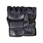 Gants de MMA noirs avec inscription noire Baisenna - Vignette | SacDeFrappe.fr