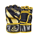 Gants de MMA noirs et dorés Baisenna - Vignette | SacDeFrappe.fr