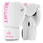 Gants de boxe blancs inscription rose Starlight - Vignette | SacDeFrappe.fr