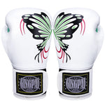 Gants de boxe femme papillon vert - Vignette | SacDeFrappe.fr