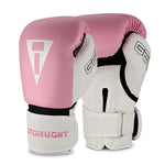 Gants de boxe roses et blancs Starlight - Vignette | SacDeFrappe.fr