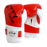 Gants de boxe rouges et blancs ZTTY - Vignette | SacDeFrappe.fr