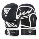 Mitaines de boxe noires avec inscription blanche Starlight - Vignette | SacDeFrappe.fr