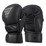 Mitaines de boxe noires avec inscription noire Starlight - Vignette | SacDeFrappe.fr