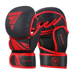 Mitaines de boxe noires avec inscription rouge Starlight - Vignette | SacDeFrappe.fr