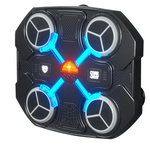 Music Boxing Machine Bluetooth carrée 4 cibles noire ou rose avec Gants de Boxe - Vignette | SacDeFrappe.fr