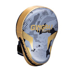 Pattes d'ours de boxe gris et doré en simple ou paire Gingpai - Vignette | SacDeFrappe.fr