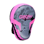 Pattes d'ours de boxe gris et rose en simple ou paire Gingpai - Vignette | SacDeFrappe.fr