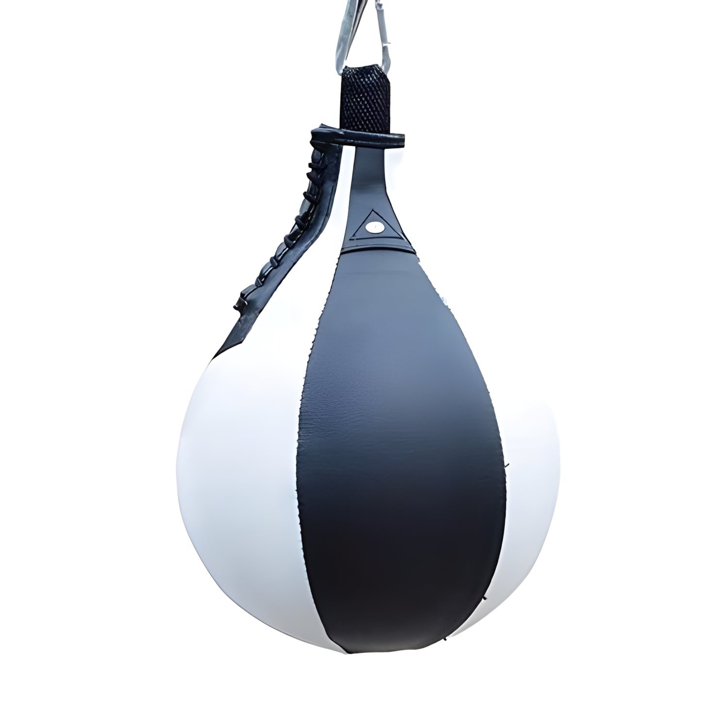 Poire de vitesse en PU noire et blanche