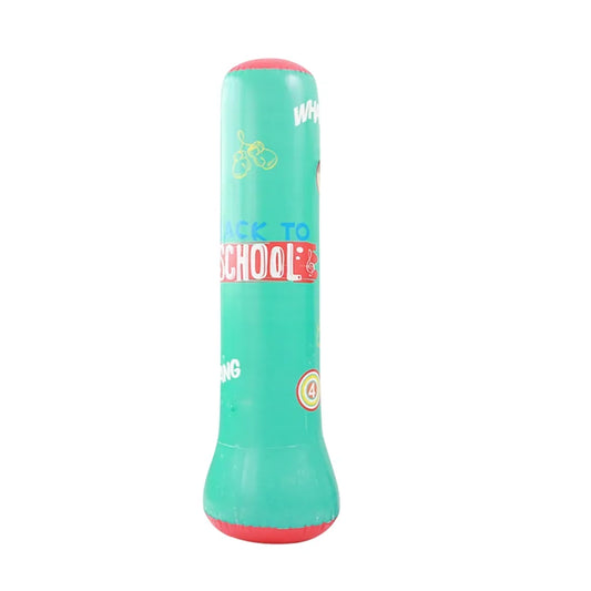 Punching ball gonflable vert Back to School