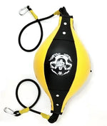 Punching ball suspendu - Ballon doubles élastiques en PU de différentes couleurs et logo boxeur - Gonflable - Vignette | SacDeFrappe.fr