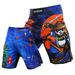Short MMA bleu - Vignette | SacDeFrappe.fr