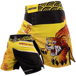 Short MMA jaune - Vignette | SacDeFrappe.fr