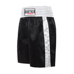 Short boxe anglaise noir avec bandes latérales blanches Anotherboxer - Vignette | SacDeFrappe.fr