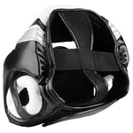 Casque Kick Boxing noir et blanc Gingpai - Vignette | SacDeFrappe.fr