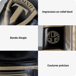 Gants de boxe noirs inscription dorée Torque - Vignette | SacDeFrappe.fr