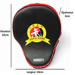 Pattes d'ours de boxe noires et rouges avec inscription chinoise - Vignette | SacDeFrappe.fr