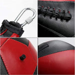 Poire de Vitesse en PU Rouge et Noir - 28cm - Gonflable - Vignette | SacDeFrappe.fr