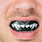Protège dents boxe noir avec dents de vampire blanches - Vignette | SacDeFrappe.fr