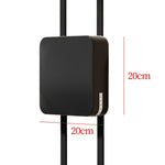 Sac de frappe mural - Carré de 20cm noir - Vignette | SacDeFrappe.fr