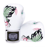 Gants de boxe femme papillon vert - Vignette | SacDeFrappe.fr