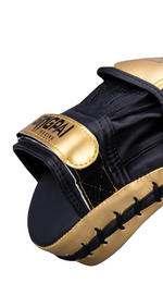 Pattes d'ours de boxe gris et doré en simple ou paire Gingpai - Vignette | SacDeFrappe.fr