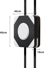 Sac de frappe mural - Carré de 40cm jaune ou blanc - Vignette | SacDeFrappe.fr