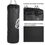 Sac de frappe suspendu noir de 80cm avec dragon stylisé - Vignette | SacDeFrappe.fr