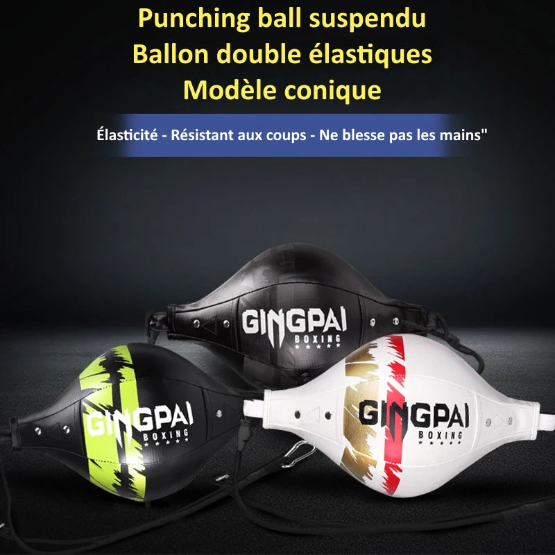 Punching ball suspendu conique en PU - Plusieurs modèles.