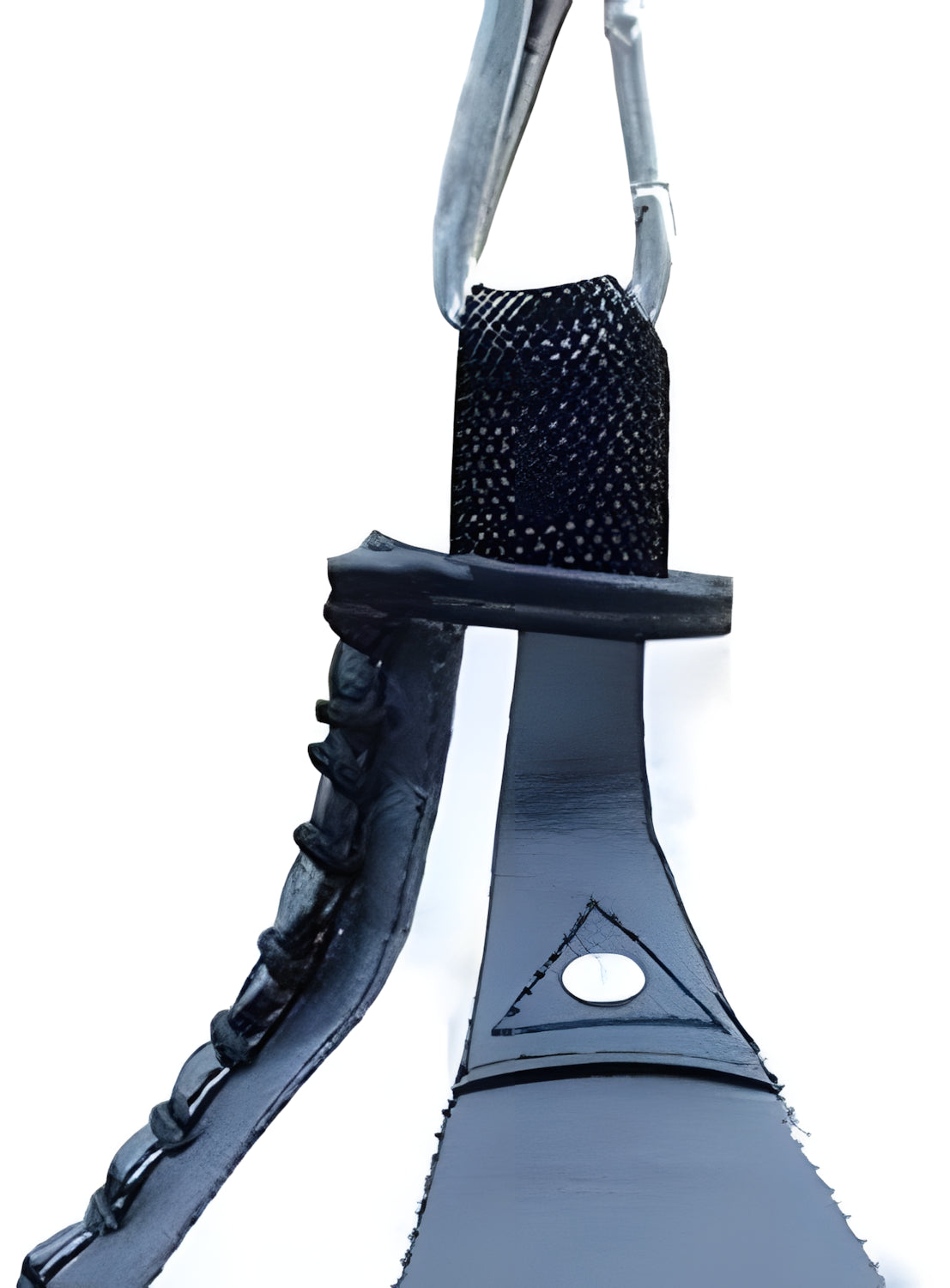 Zoom sur le point de fixation de la poire de vitesse en PU