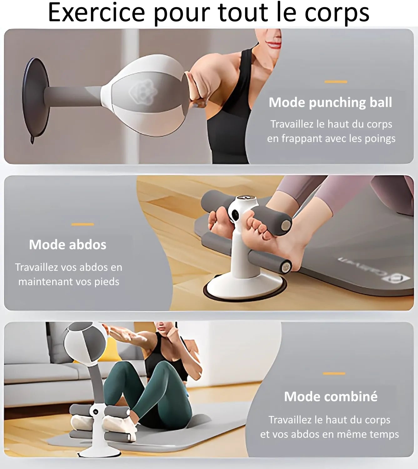Modes d'utilisation du punching ball de bureau