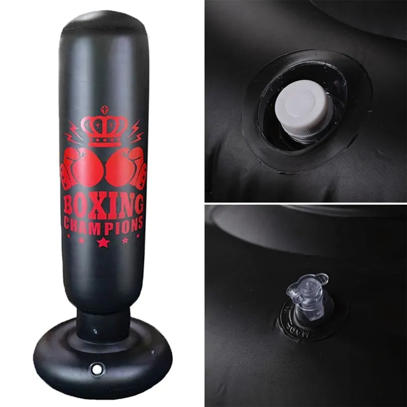 Punching Ball Gonflable Boxing Champions - Base remplissable