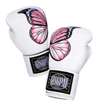 Gants de boxe femme papillon rose et bleu - Vignette | SacDeFrappe.fr