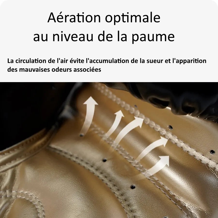 Aération optimale des gants de boxe Torque au niveau de la paume