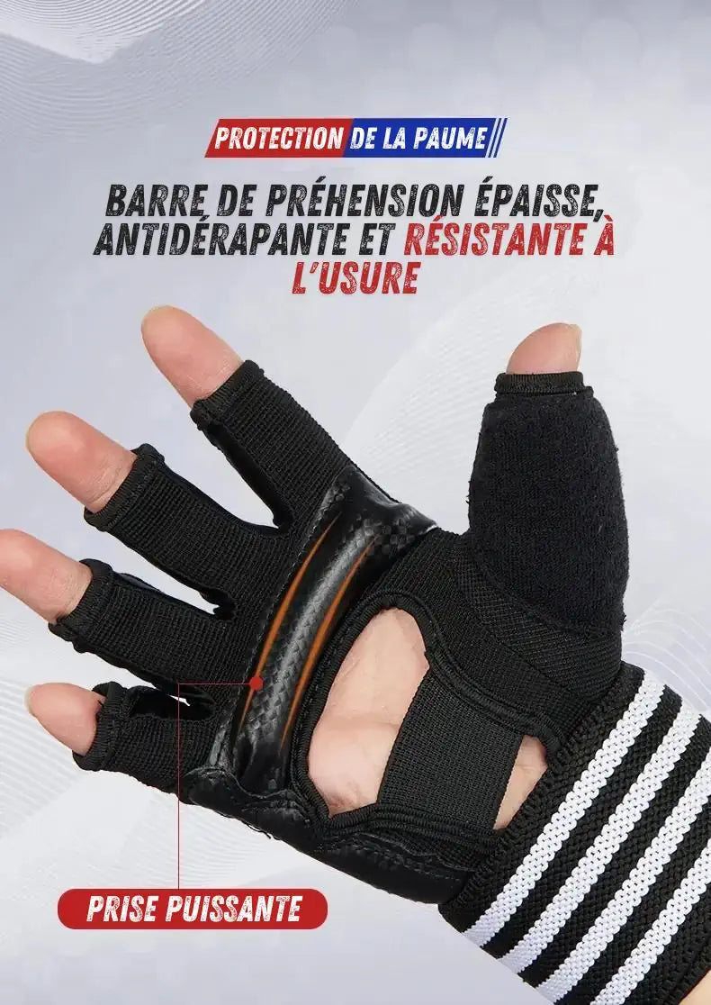 Barre de préhension antidérapante des gants de boxe Saikang