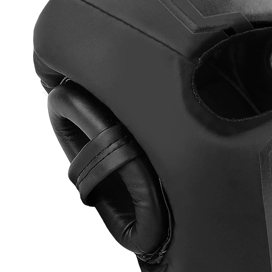 Protection des oreilles du casque de boxe GINGPAI noir